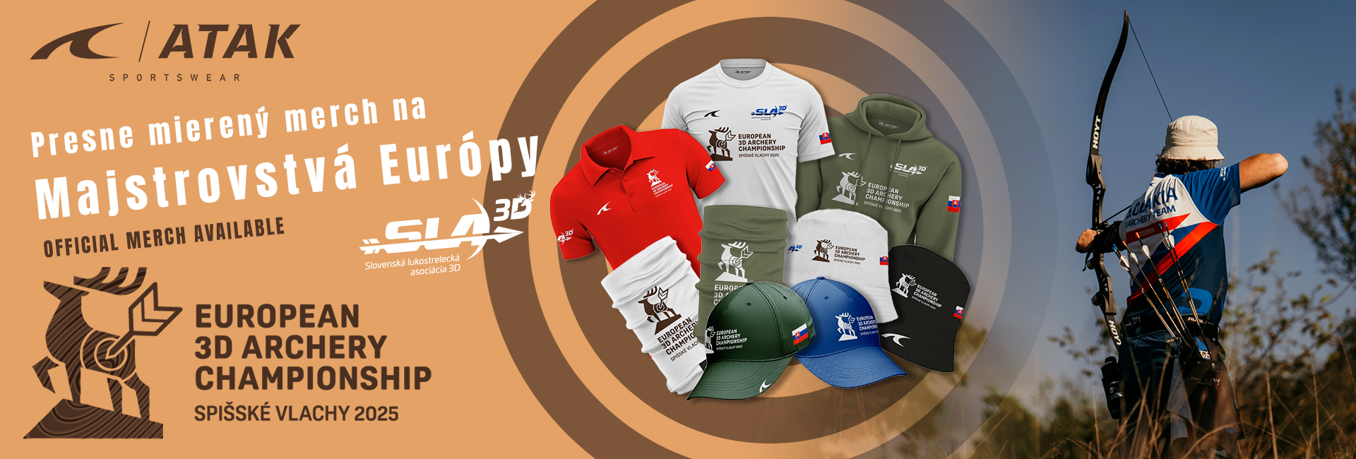 Official Euro 3D 2025 Merchandise - Shop ATAK